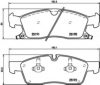 HELLA 8DB 355 019-621 Brake Pad Set, disc brake